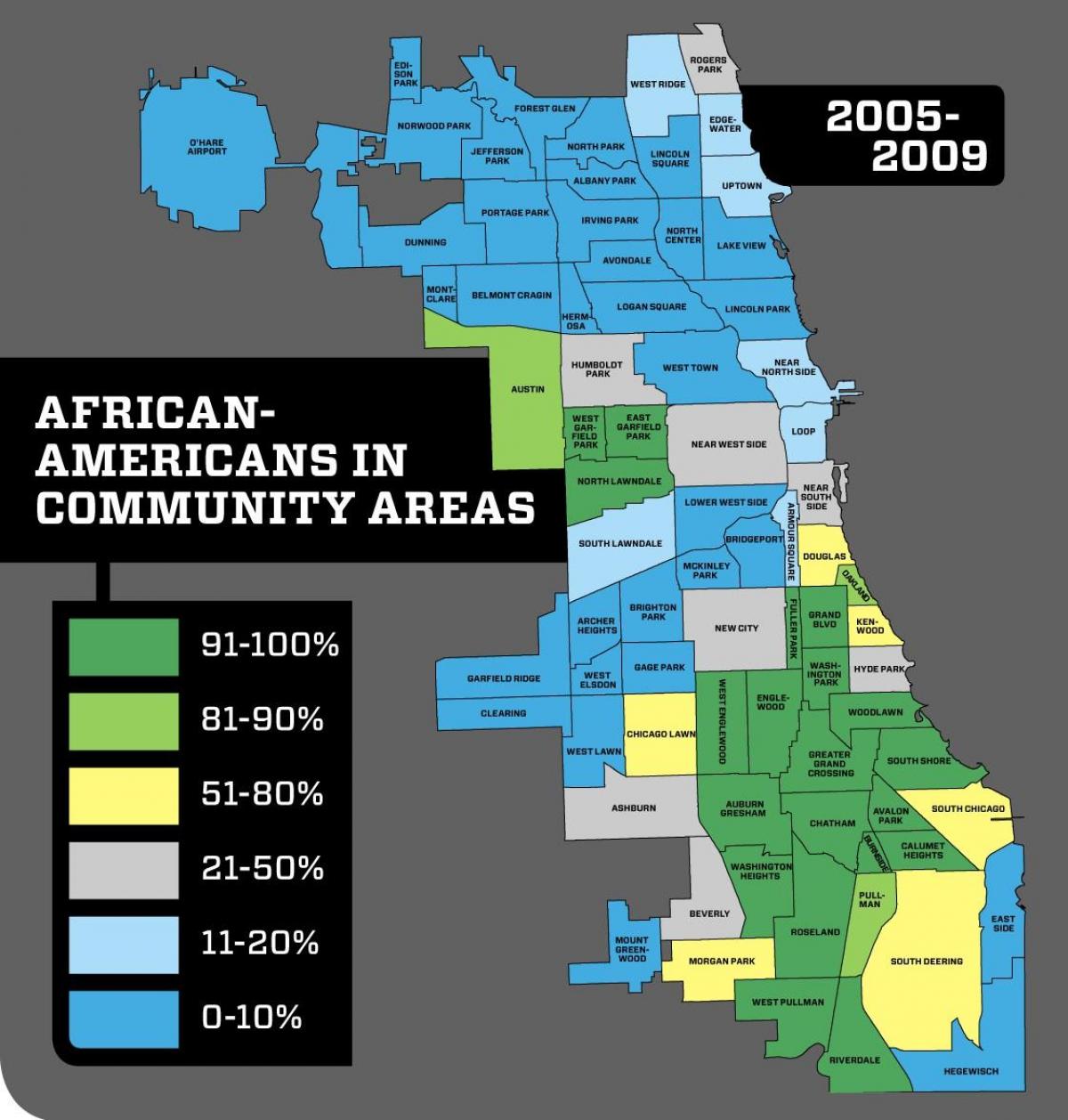 Chicago barri delicte mapa