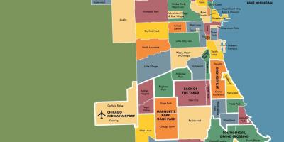 Mapa de barris de Chicago