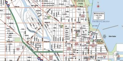 Mapa de carrers de Chicago