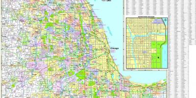 Mapa de carreteres de Chicago