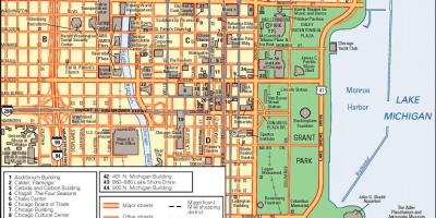 Mapa del centre de Chicago