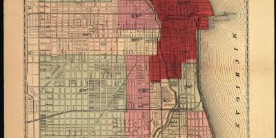 Mapa de la gran Chicago fire