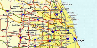 Mapa de la ciutat de Chicago