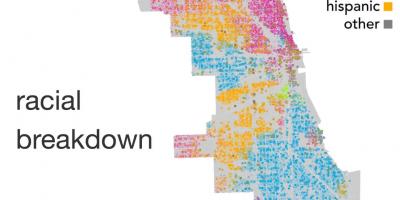 Mapa de Chicago ètnia