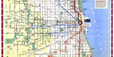 La ciutat de Chicago mapa