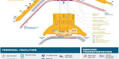 Mapa de O'Hare terminal 5