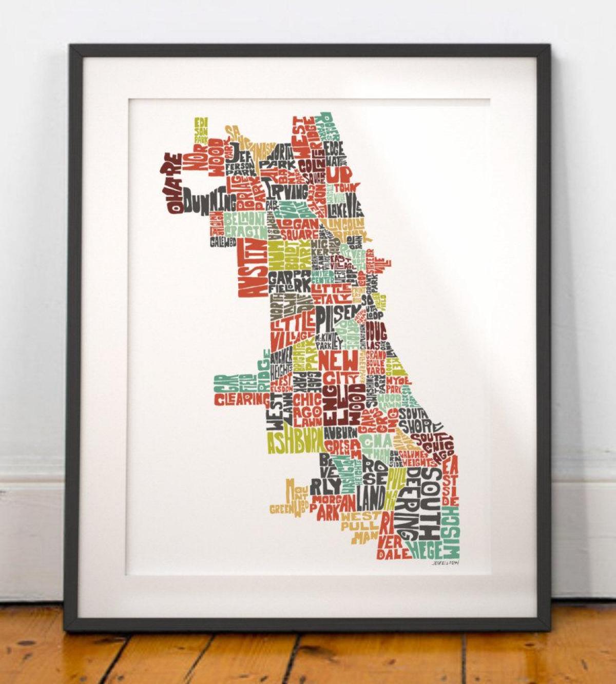 Chicago mapa de l'art