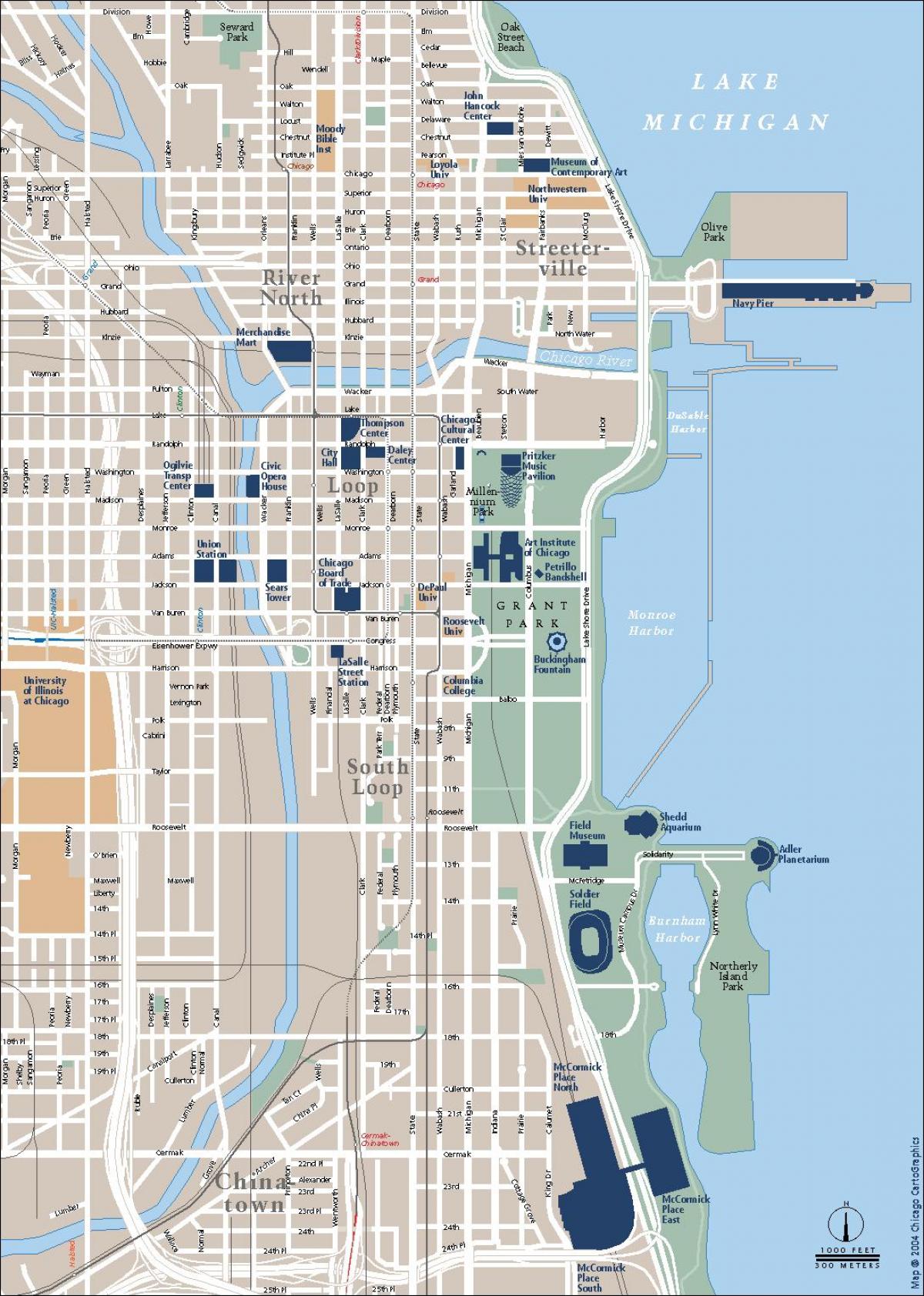 trànsit mapa de Chicago