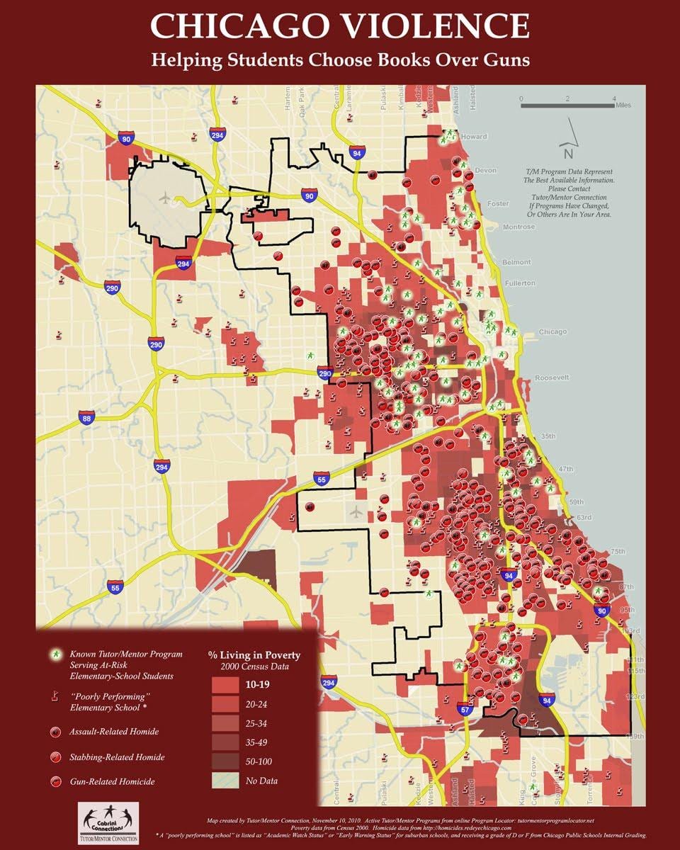 crim mapa de Chicago