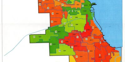 Chicago zona mapa