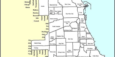La zonificació del mapa de Chicago